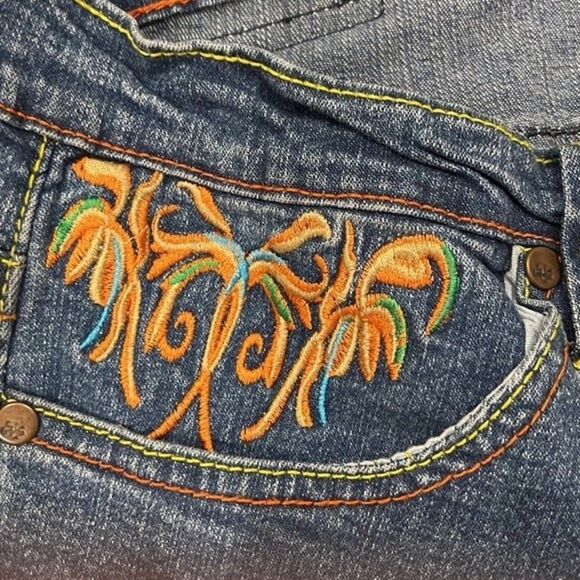 Coogi Australian authentic embroidered bootcut jeans - Picture 5 of 11